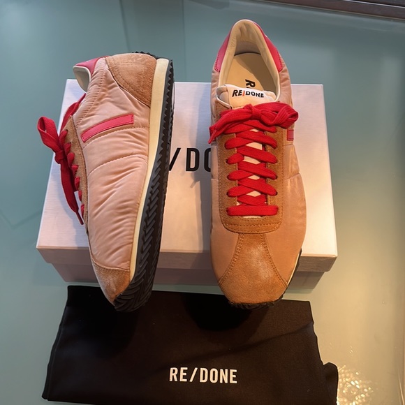 Women’s sneaker re/done size 40 brown red - Picture 2 of 7